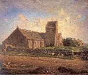 Jean-Franc Millet The Church of Greville USA oil painting reproduction